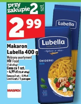 Makaron Lubella promocja w TOPAZ