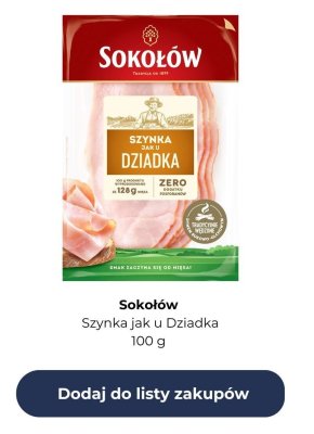 Szynka jak u Dziadka Sokołów promocja w Kaufland