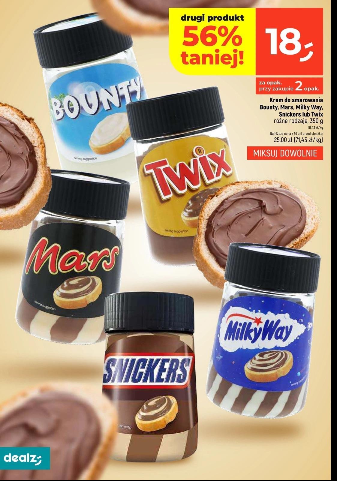 Krem Twix promocja w Dealz