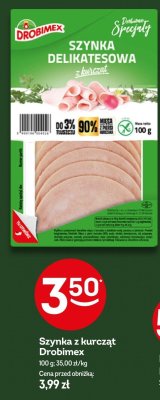 Szynka z kurczak Drobimex promocja w Żabka