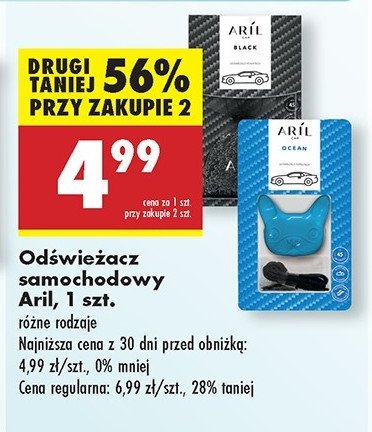 Odświeżacz samochodowy dog ocean Aril car promocja w Biedronka