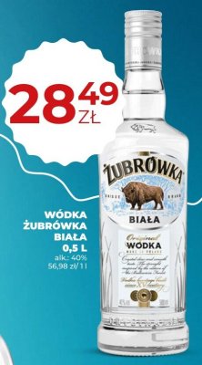 Wódka Żubrówka Biała 0,5L promocja w Duży Ben