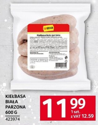 Kiełbasa biała parzona 600 G promocja w Selgros