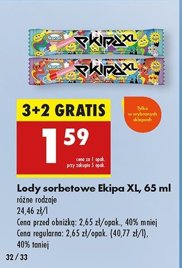 L贸d cytrynowy KORAL EKIPA promocja