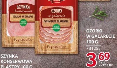 Szynka konserwowa plastry Pekpol Ostrołęka 100g promocja w Selgros
