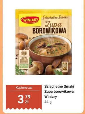 Zupa borowikowa Szlachetne Smaki  promocja w Dino