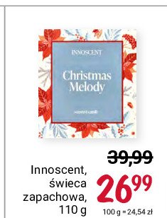 艢wieca zapachowa christmas melody Innoscent promocja