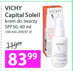 Fluid przeciw fotostarzeniu się skóry VICHY CAPITAL SOLEIL promocje