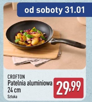 Patelnia aluminiowa 24 cm promocja w Aldi