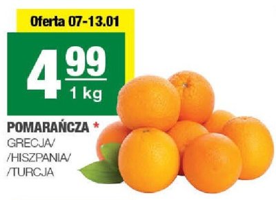 Pomarańcza Grecja/Hiszpania/Turcja promocja w SPAR