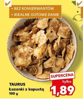 Łazanki z kapustą 100 g promocja w Kaufland