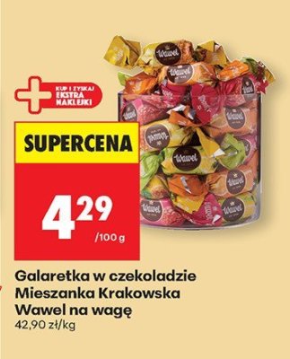 Galaretka w czekoladzie Mieszanka Krakowska różne rodzaje promocja w Biedronka