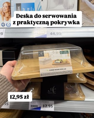 Deska do serwowania z pokrywką promocja w Action