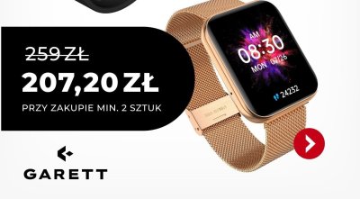 Smartwatch złoty promocja w Briju