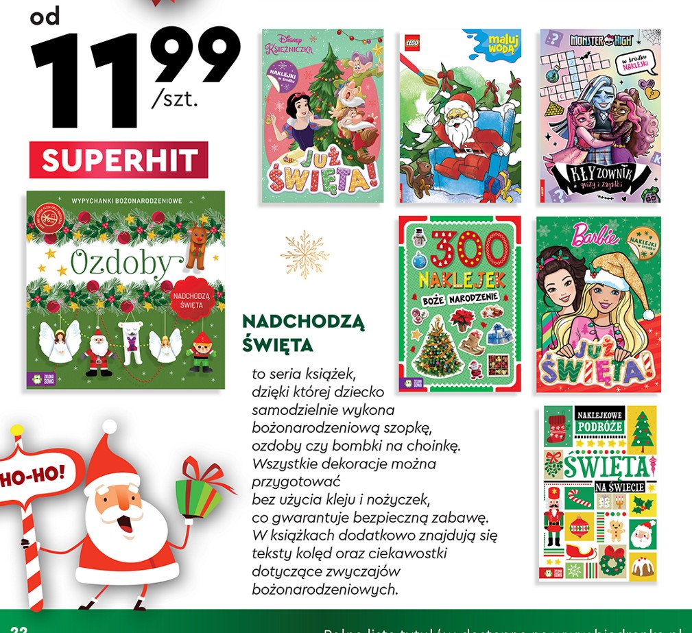 Bo偶e narodzenie 300 naklejek promocja