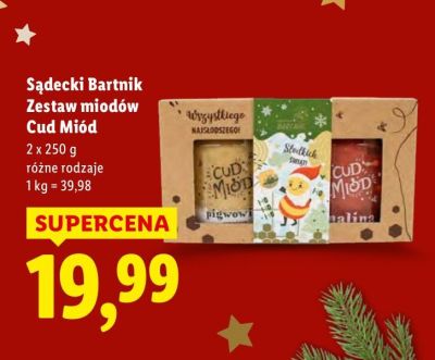 Zestaw miodów 2x250 g Cud Miód promocja w Lidl