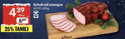 Schab od szwagra promocja w Delikatesy Centrum