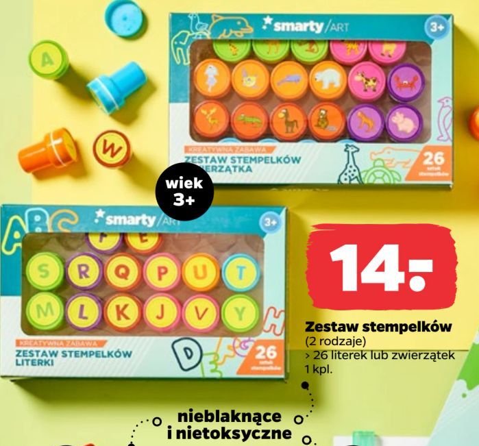 Zestaw stempelków promocja w Netto