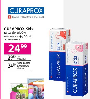 Pasta do z臋b贸w arbuzowa CURAPROX KIDS promocja