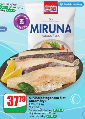 Miruna patagońska filet Abramczyk promocja w Dino