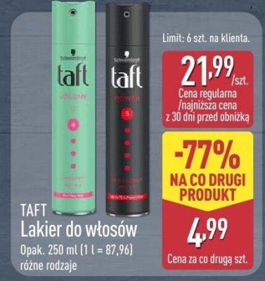 Lakier do włosów promocja w Aldi