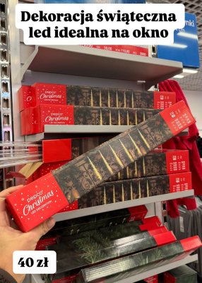 Dekoracja świąteczna LED  promocja w Pepco
