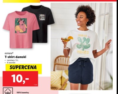 T-shirt damski s-l Esmara promocja