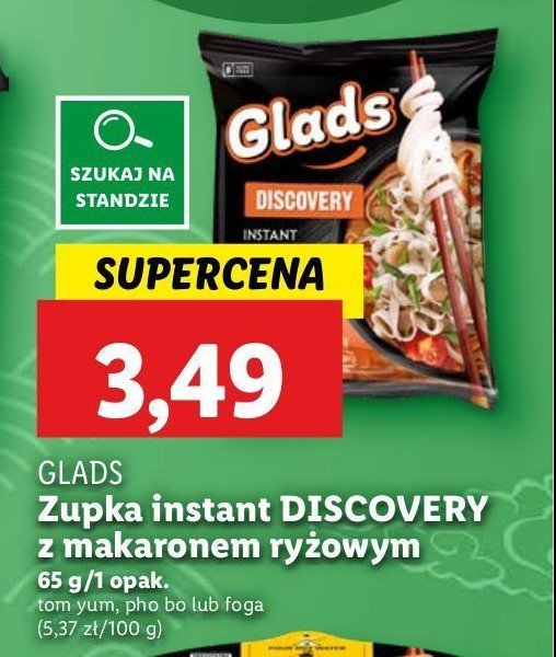 Zupka discovery tom yum Glads promocja