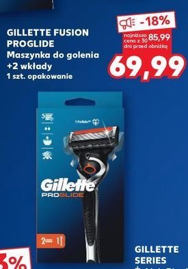 Maszynka do golenia + 2 ostrza Gillette promocja