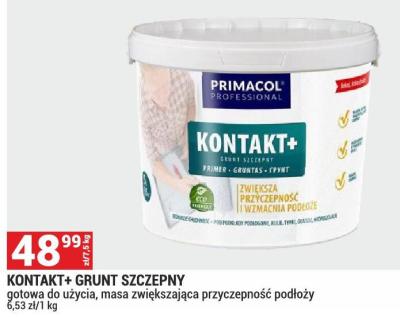Grunt KONTAKT+ GRUNT SZCZEPNY gotowa do użycia, masa zwiększająca przyczepność podłoży promocja w Merkury Market