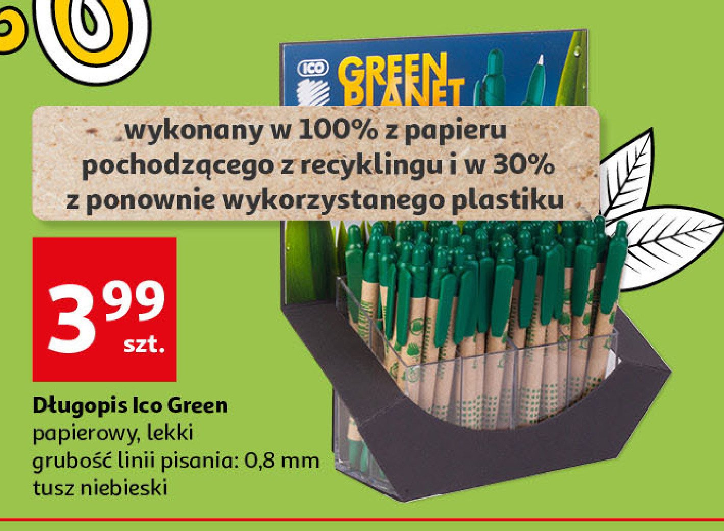 Długopis green planet Ico promocja