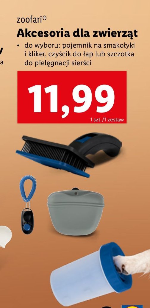 Czyścik do łap Zoofari promocja w Lidl