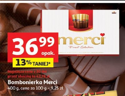 Bombonierka promocja w Auchan