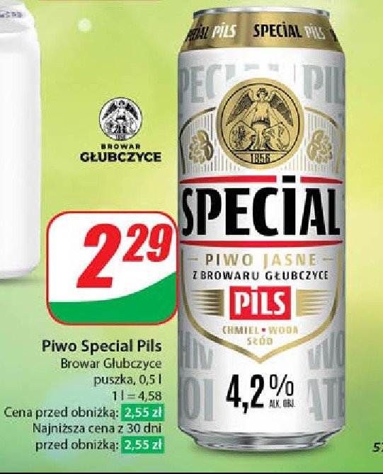 Piwo Special pils promocja