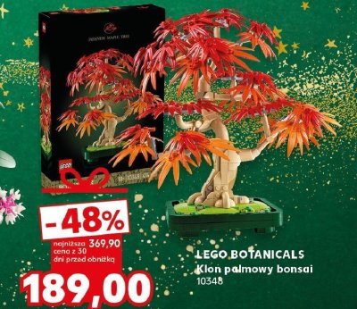 Lego Botanicals Klon palmowy bonsai promocja w Kaufland