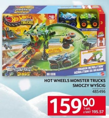 Hot Wheels Monster Trucks Smoczy Wyścig promocja w Selgros