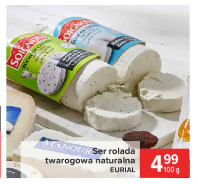 Rolada twarogowa z ziołami Soignon promocja