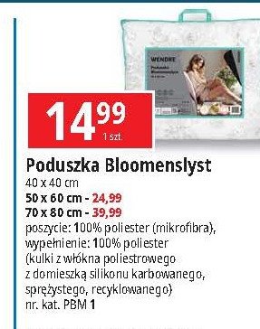 Poduszka bloomenslyst 70 x 80 cm Wendre promocja