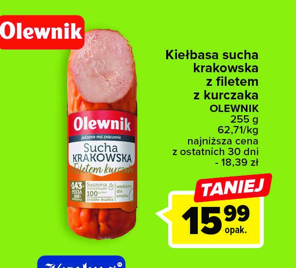 Krakowska sucha z filetem Olewnik promocja