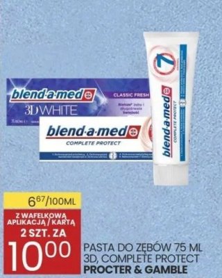 Pasta do zębów 75 ml Max Complete Protect Procter & Gamble promocja w Wafelek