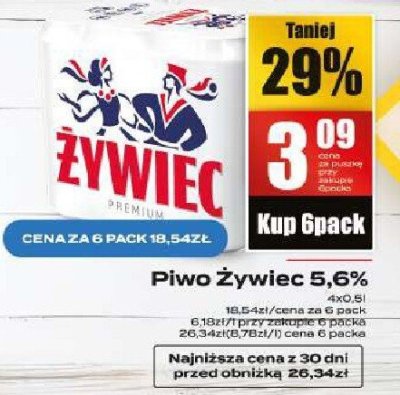 Piwo Żywiec 5,6% promocja w Supeco