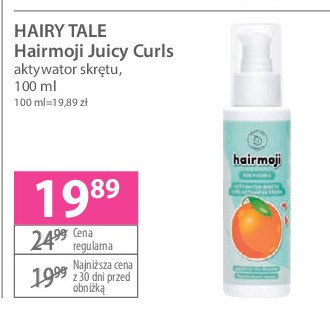 Aktywator skrętu juicy Hairmoji promocja