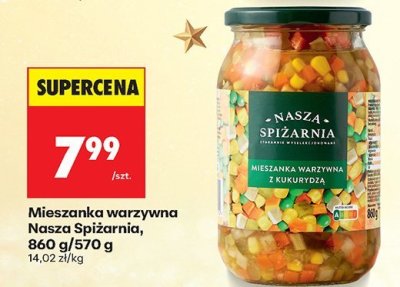 Mieszanka warzywna  promocja w Biedronka