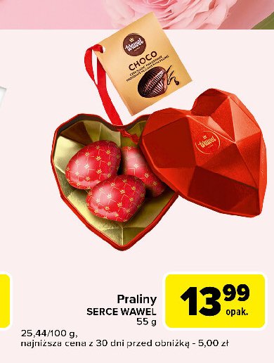 Bobmonierka serce Wawel choco promocja