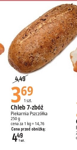 Chleb 7-zbóż Piekarnia pszczółka promocja