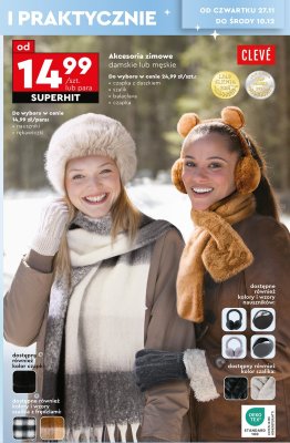 Czapka z daszkiem damska lub męska promocja w Biedronka