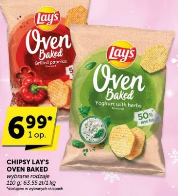 Chipsy Lay's Oven Baked wybrane rodzaje promocja w ABC