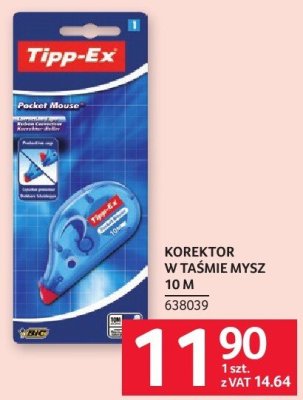Korektor w taśmie TIPP-EX KOREKTOR W TAŚMIE MYSZ 10 M promocja w Selgros