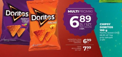 Chipsy Doritos Sweet Chilli 100g promocja w Duży Ben
