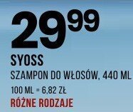 Szampon do włosów SYOSS różne rodzaje promocja w Drogerie Natura